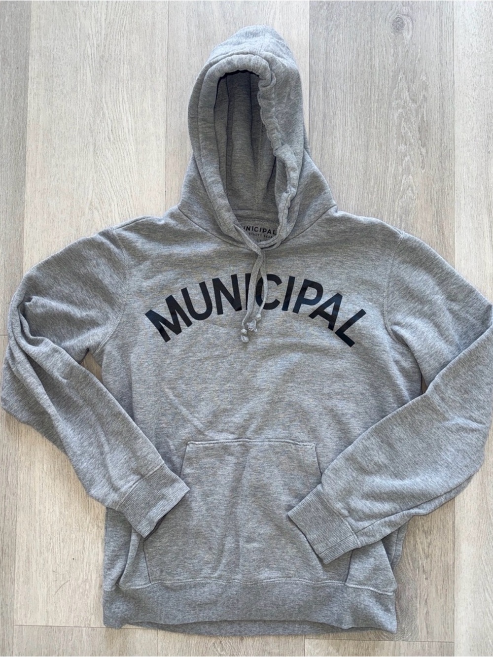 Municipal Sport Utility Gear Origin Hoodie, Grey, Sz Small, Excellent Condition